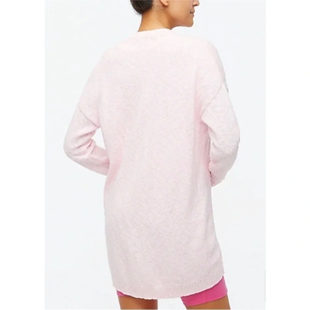 J.Crew Slub cotton-blend open cardigan sweater sz medium